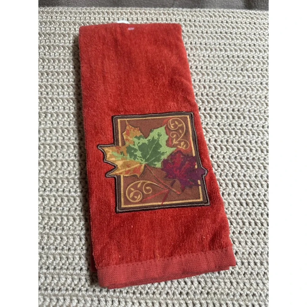 Fall Kitchen Mixed Bundle Pumpkin Oven Mitt Leaves Salt Pepper Shakers Towels